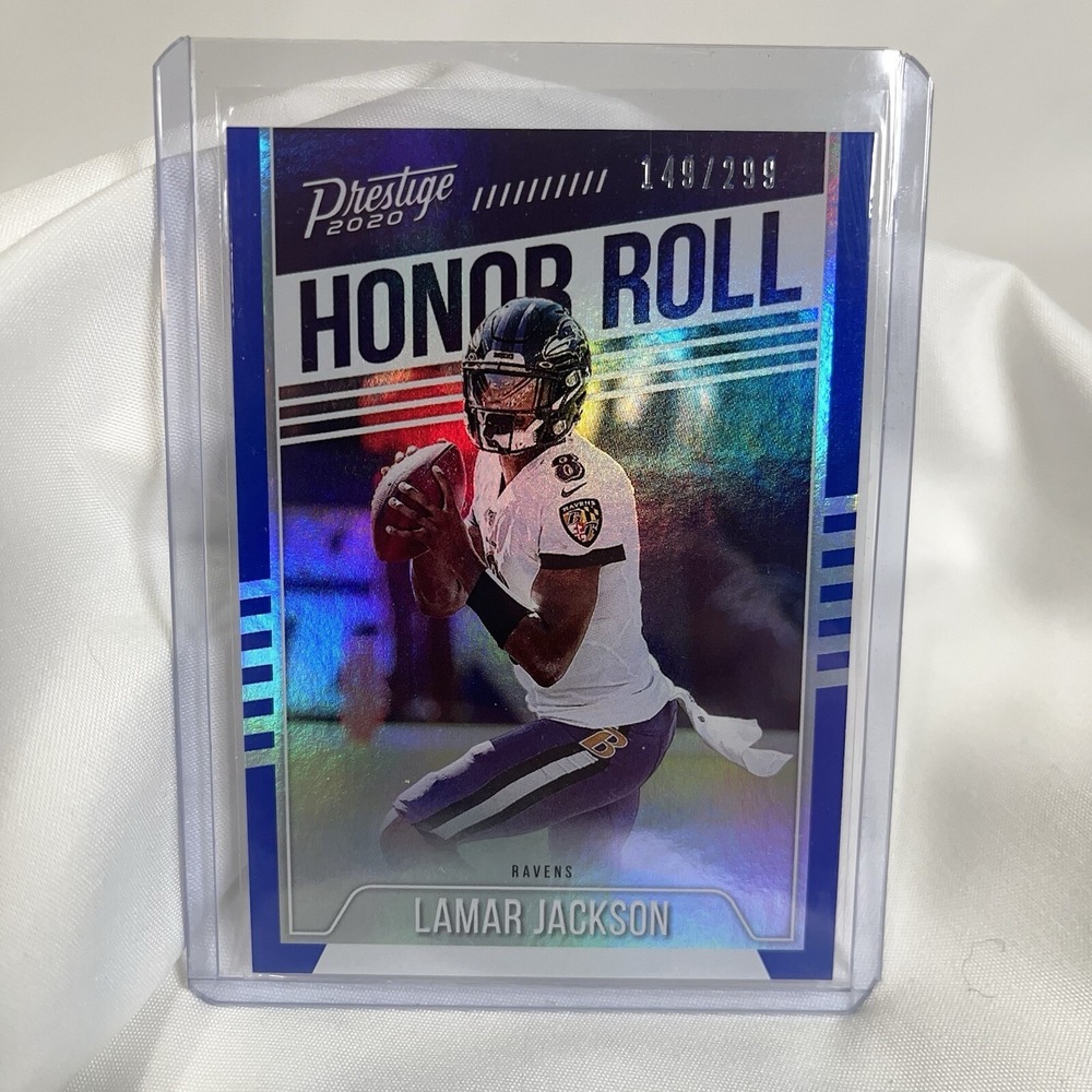 Lamar‎ Jackson 2020 Prestige Honor Roll Holo Foil Sp 149/299 Baltimore Ravens